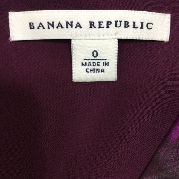 Banana Republic Silk A-line Floral Print Dress - Picture 6 of 6